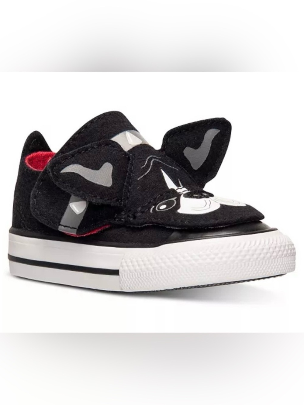 EUC Converse Toddler Boys Chuck Taylor All Star Dog Casual Sneakers in Black 4